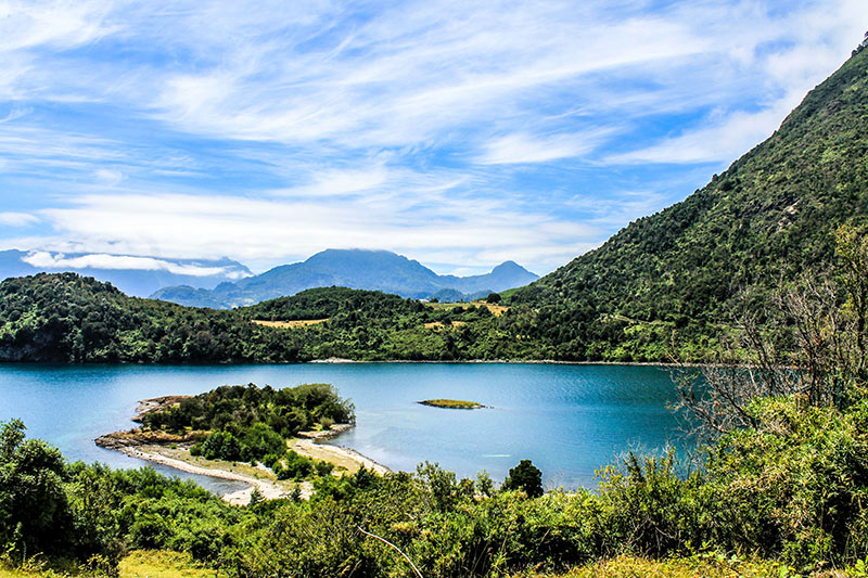 Foto del lago Ranco, lugar mágico en Chile