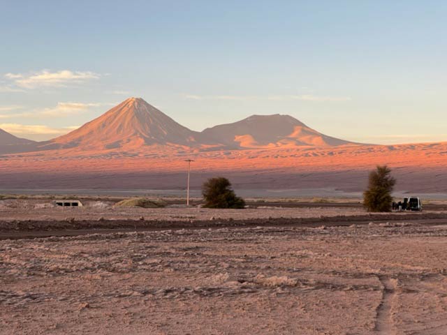 Foto das montanhas de San Pedro de Atacama